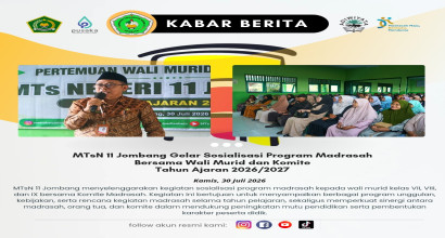 MTsN 11 Jombang Gelar Sosialisasi Program Madrasah Bersama Wali Murid dan Komite Tahun Ajaran 2026/2027